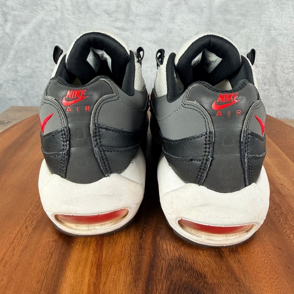 Nike Air Max 95 Recraft Shoes GS Size 5.5Y Gray Black Red Sneaker CJ3906-105 - Picture 5 of 15